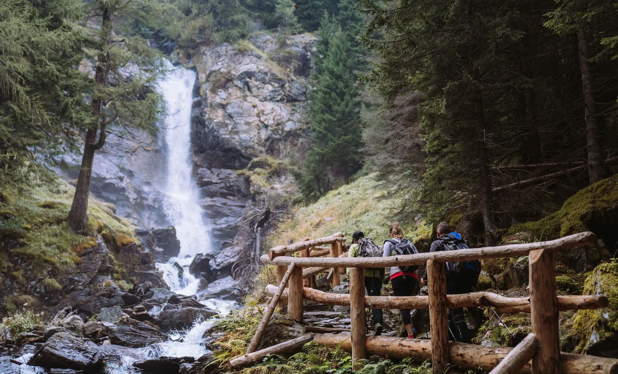 Saent Waterfalls | © Alice Russolo, APT Valli di Sole, Peio e Rabbi