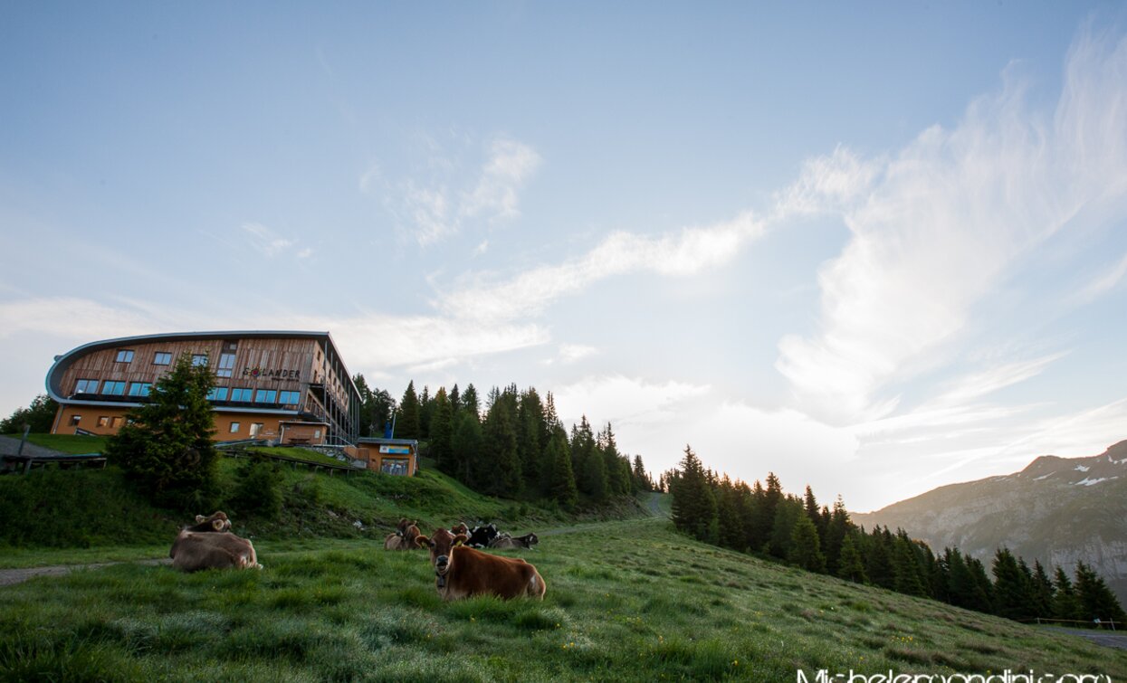 Rifugio Solander arrivo telecabina Daolasa | © Sergio Battistini, APT Valli di Sole, Peio e Rabbi
