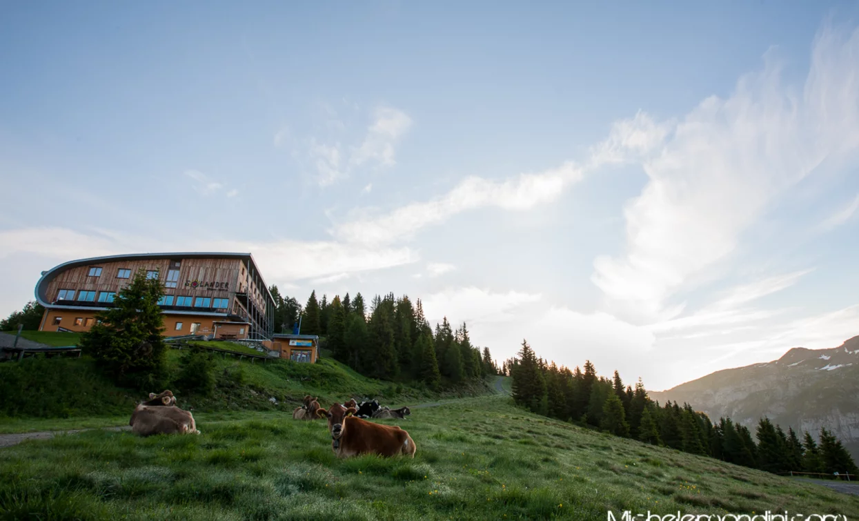 Rifugio Solander arrivo telecabina Daolasa | © Sergio Battistini, APT Valli di Sole, Peio e Rabbi