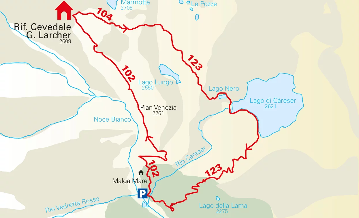 I Laghi del Cevedale | © Ph TREK Il Mondo delle Montagne, APT Valli di Sole, Peio e Rabbi