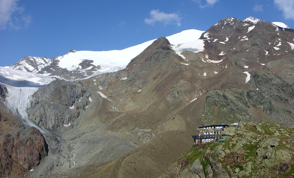 Cevedale Hut «G. Larcher» | © Ph Guide Alpine Val di Sole, APT Valli di Sole, Peio e Rabbi