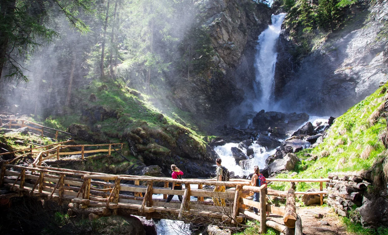 Saent Waterfalls | © Pillow Lab, APT Valli di Sole, Peio e Rabbi