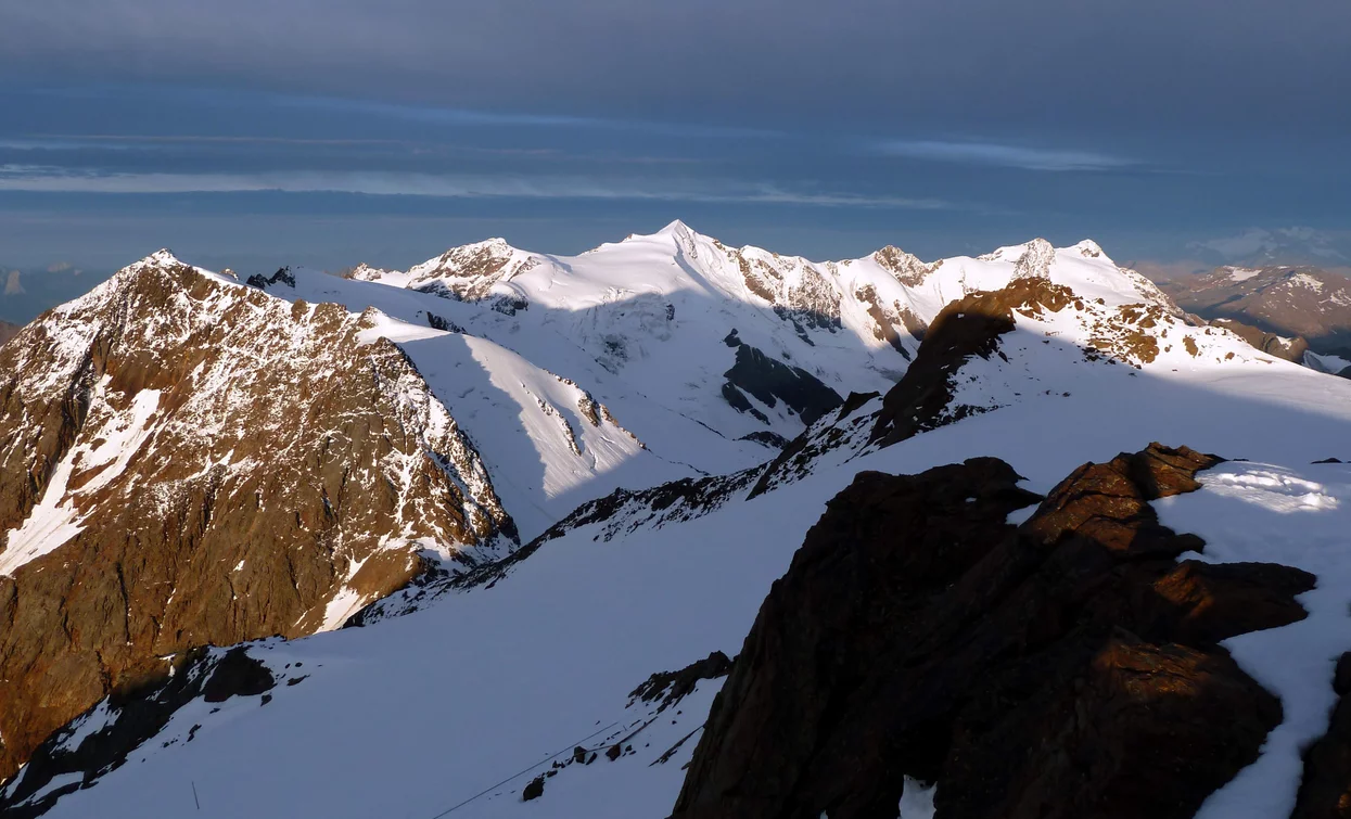 Monte Vioz e Punta Linke | © Ph Guide Alpine Val di Sole, APT Valli di Sole, Peio e Rabbi
