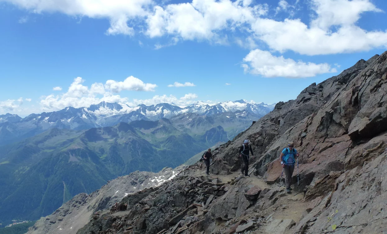Monte Vioz e Punta Linke | © Ph Guide Alpine Val di Sole, APT Valli di Sole, Peio e Rabbi