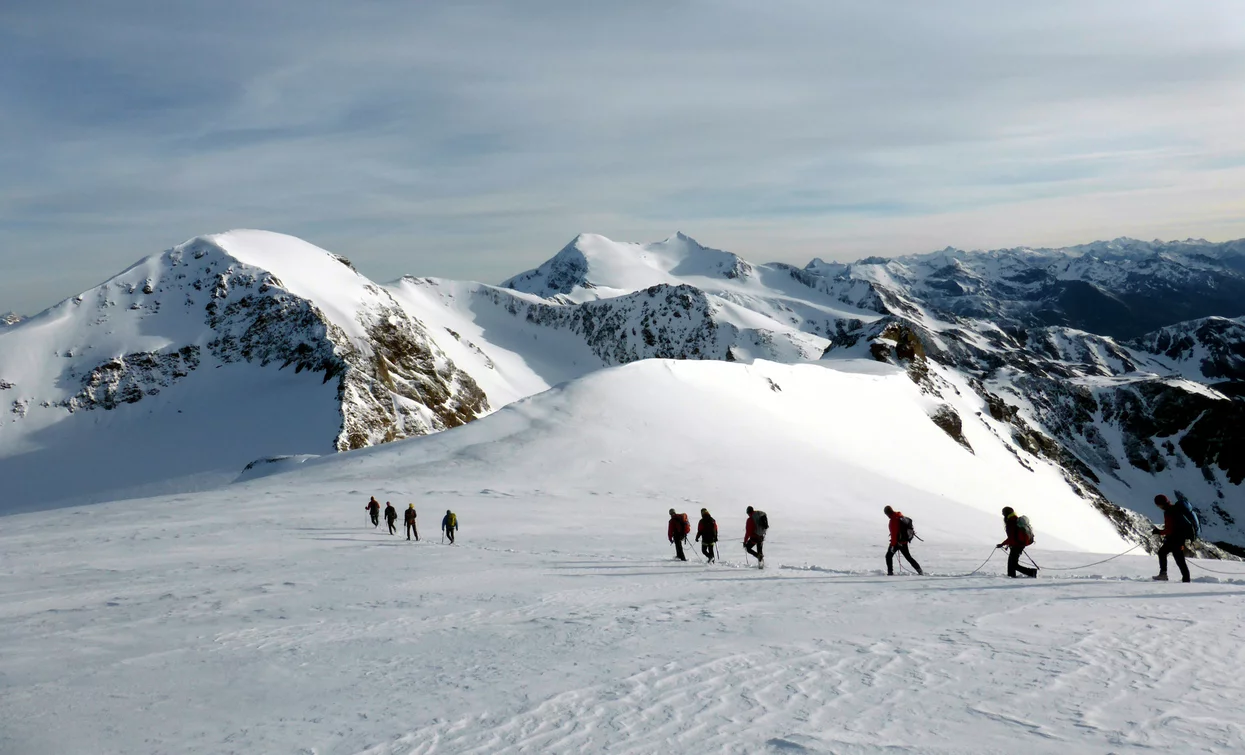 The glaciers of Ortler-Cevedale | © Ph Guide Alpine Val di Sole, APT Valli di Sole, Peio e Rabbi