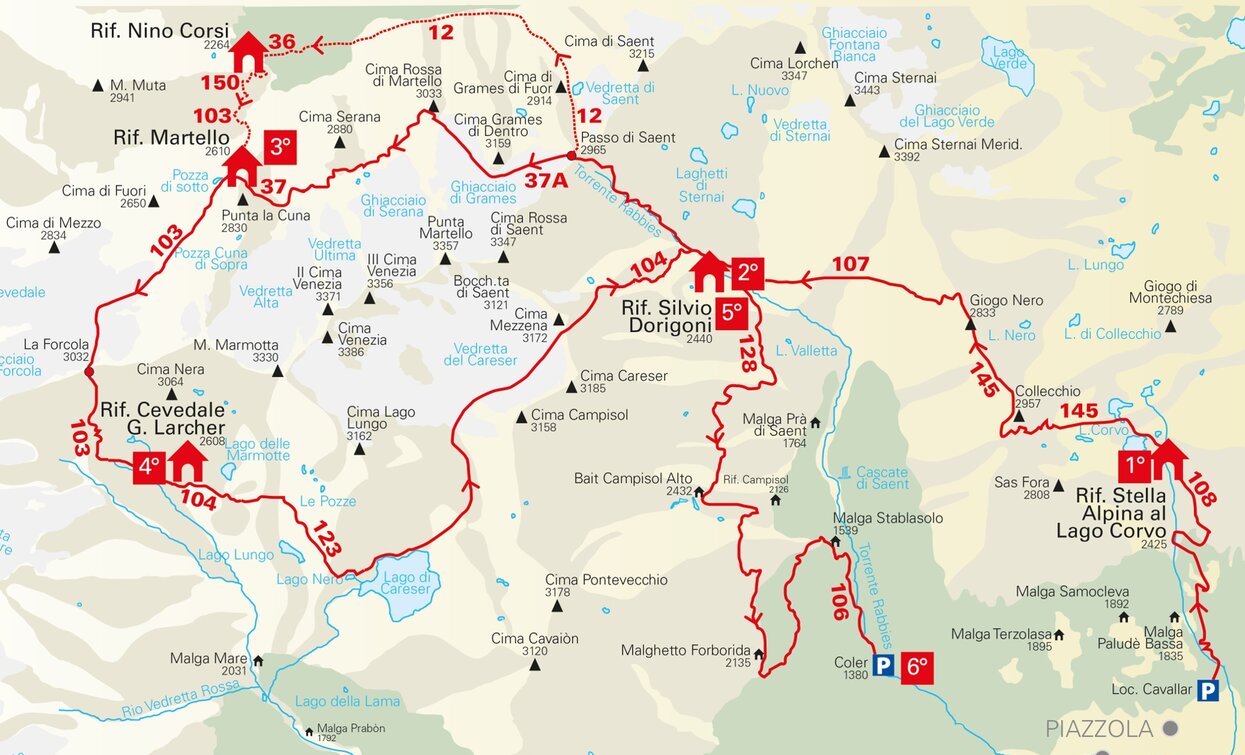 Trekking nel Parco Nazionale dello Stelvio | © Ph TREK Il Mondo delle Montagne, APT Valli di Sole, Peio e Rabbi