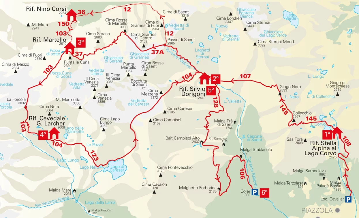 Trekking im Nationalpark Stilfserjoch | © Ph TREK Il Mondo delle Montagne, APT - Valli di Sole, Peio e Rabbi