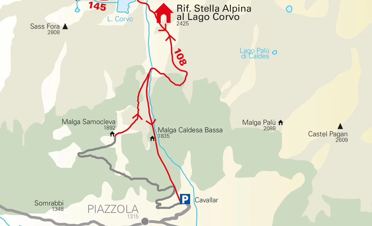 Laghi Corvo Seen | © Ph TREK Il Mondo delle Montagne, APT - Valli di Sole, Peio e Rabbi