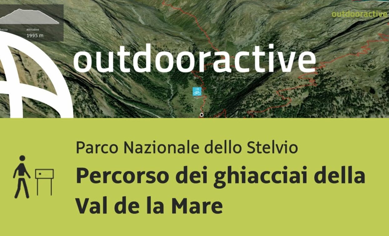 Themenweg im Nationalpark Stilfserjoch: Gletscherroute im Val de la Mare | © Outdooractive – Flyover Videos