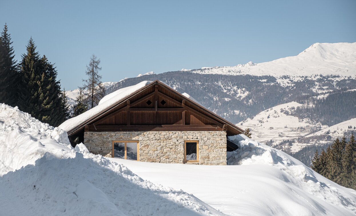 Malghetto di Almazzago - Wanderung mit Schneeschuhen | © Elisa Fedrizzi, APT - Valli di Sole, Peio e Rabbi