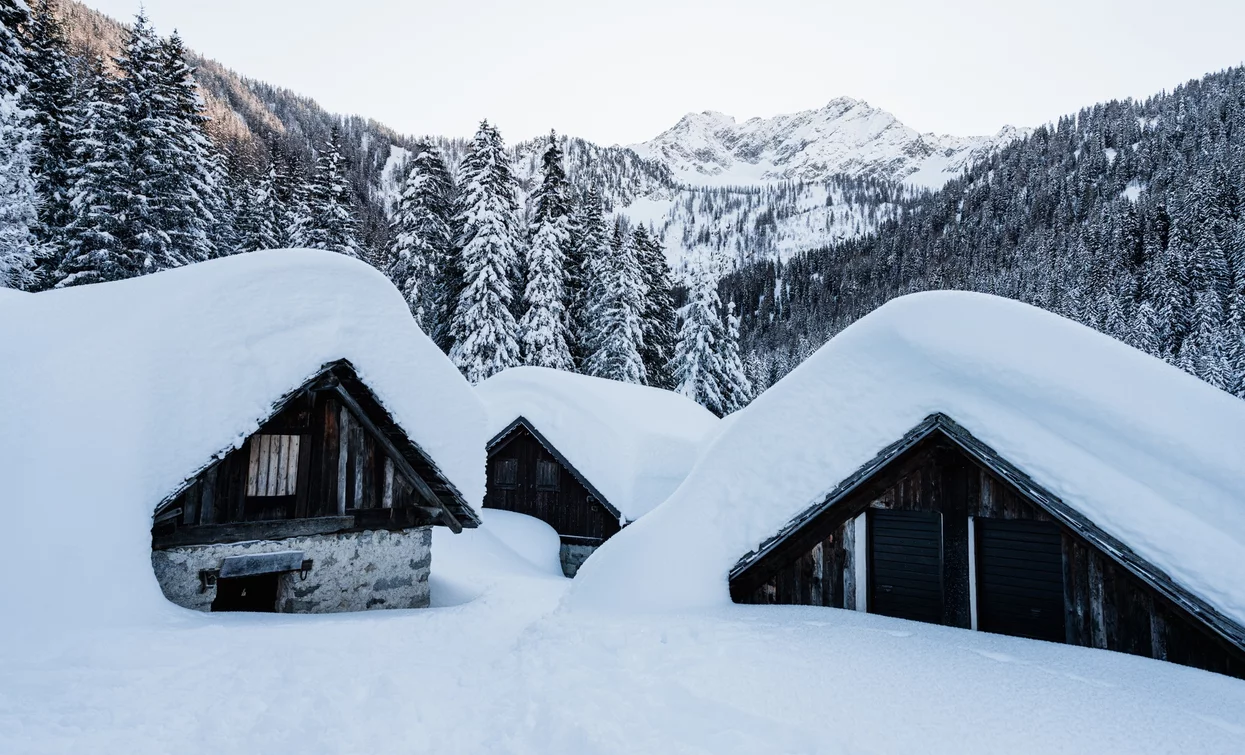 Masi tradizionali in Val di Peio | © Giacomo Podetti, APT Valli di Sole, Peio e Rabbi