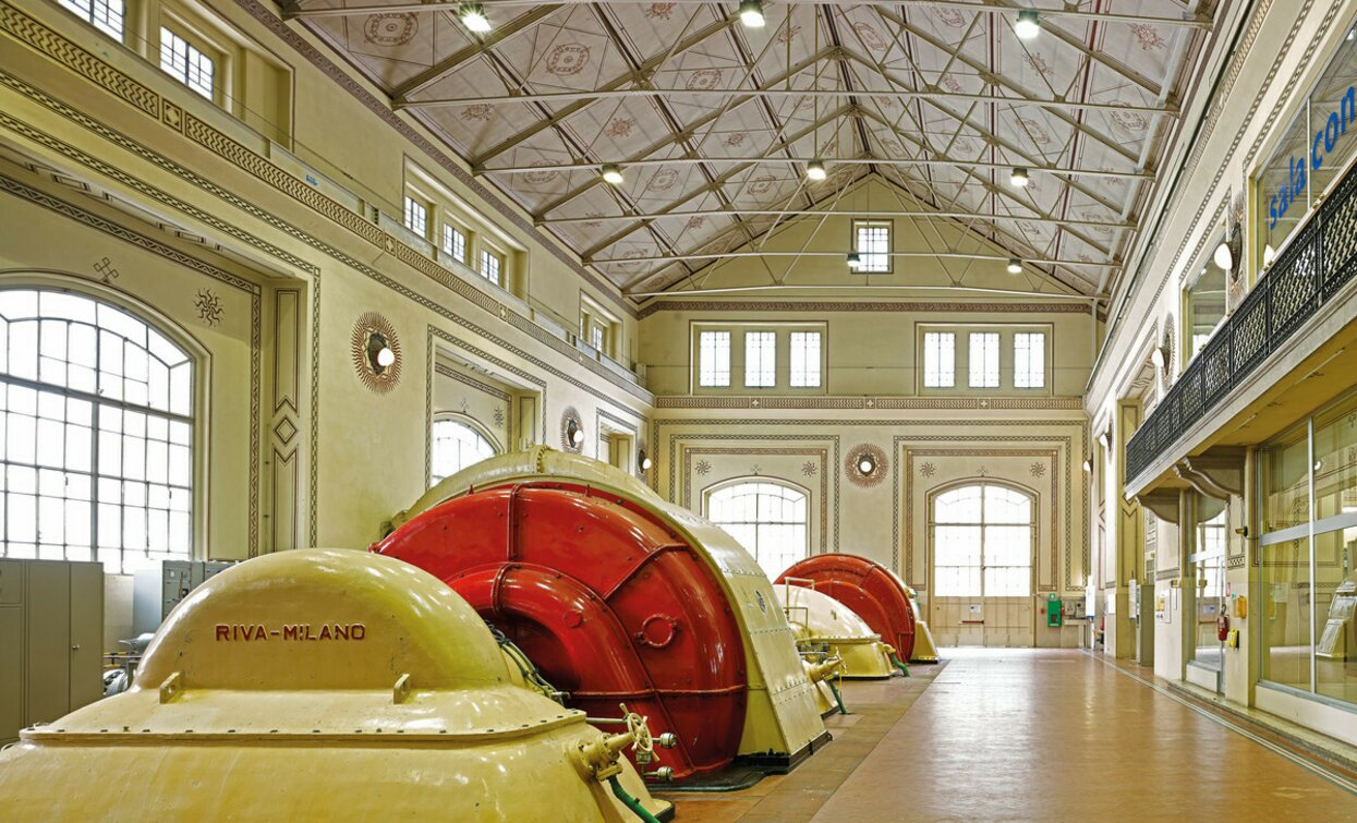 Innenraum des Wasserkraftwerks Cogolo | © Azienda Turismo Val di Sole, APT - Valli di Sole, Peio e Rabbi