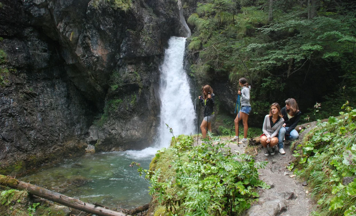 Pison Waterfall | © V. Veneri, APT Valli di Sole, Peio e Rabbi