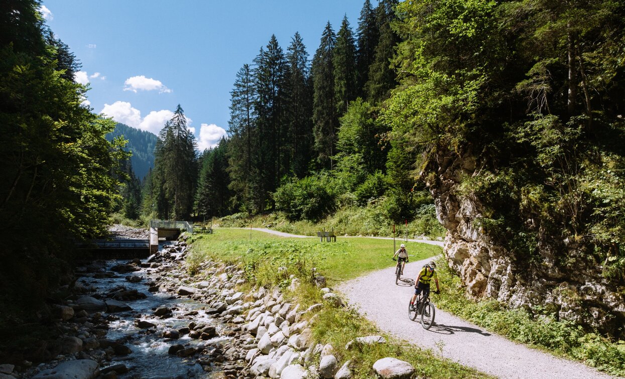 Fahrrad im Val Meledrio | © Foto Giacomo Podetti, APT - Valli di Sole, Peio e Rabbi