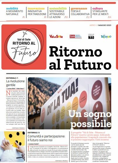 Copertina Ritorno al Futuro | © Archivio APT Val di Sole