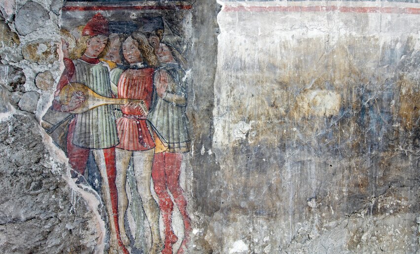 La Casa degli Affreschi a Ossana: i Baschenis | © Archivio APT Val di Sole - Ph Comune Ossana