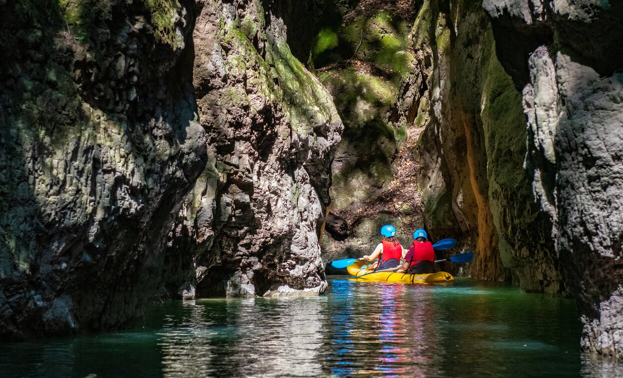 In Kayak alla scoperta del canyon del Rio Novella | © Archivio APT Val di Sole - ph Paolo Crocetta