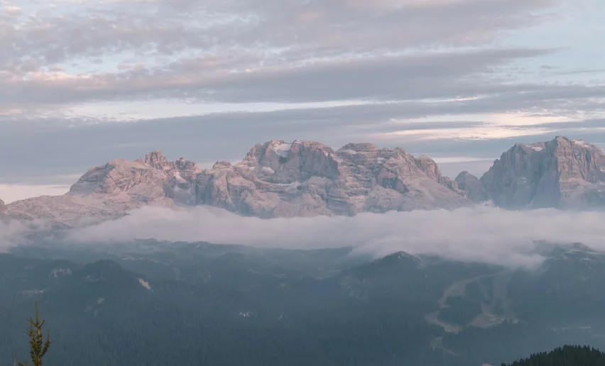 Un tramonto dolomitico  | © Archivio APT Val di Sole - Ph Giacomo Podetti 