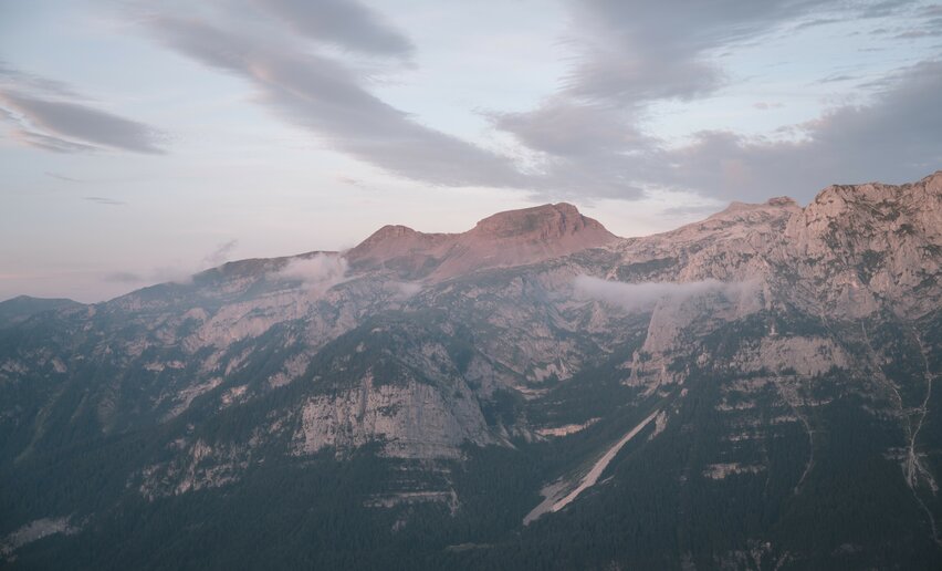 Un tramonto dolomitico  | © Archivio APT Val di Sole - Ph Giacomo Podetti 