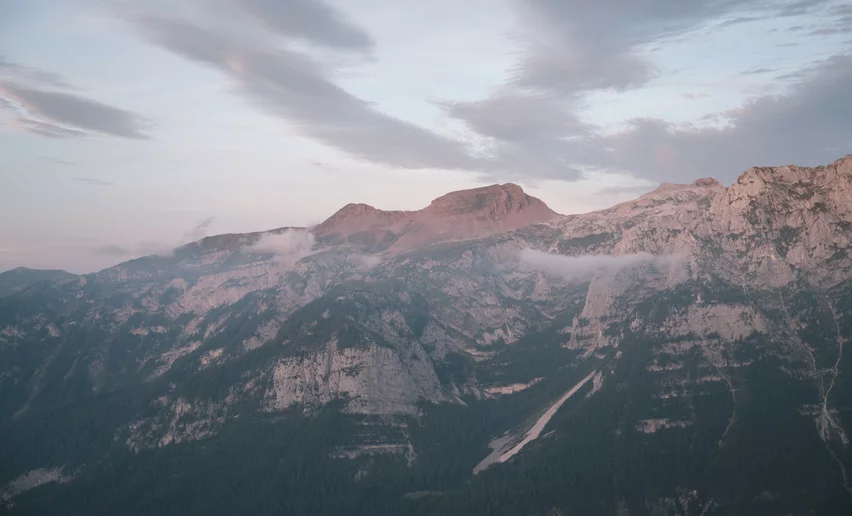 Un tramonto dolomitico  | © Archivio APT Val di Sole - Ph Giacomo Podetti 