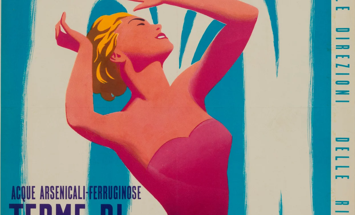 Mario Puppo, Manifesto per le Terme del Trentino, 1954 | © Treviso, Museo Nazionale Collezione Salce