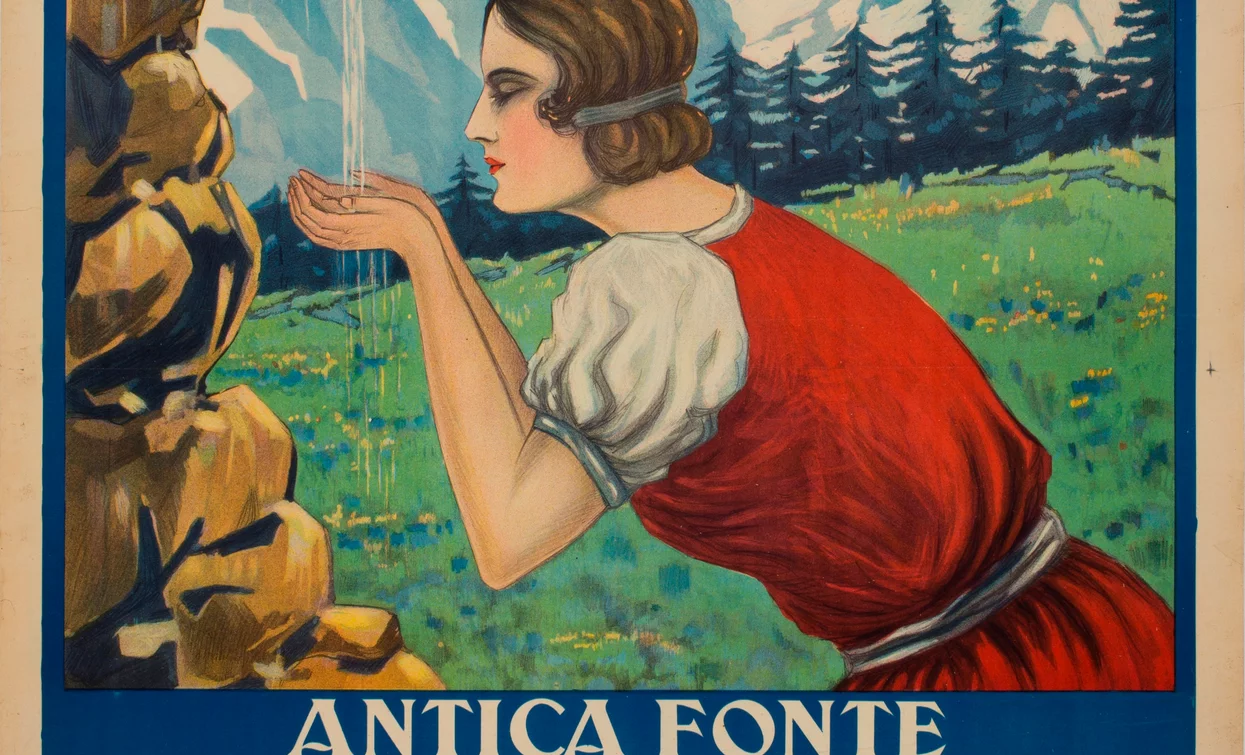Anonimo, Manifesto per l’Antica Fonte di Rabbi, 1920-1940 circa | © Treviso, Museo Nazionale Collezione Salce