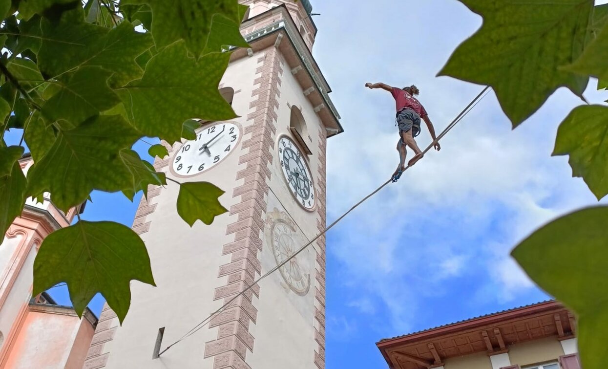 Slackline Settimana della montagna | © Archivio APT Val di Sole