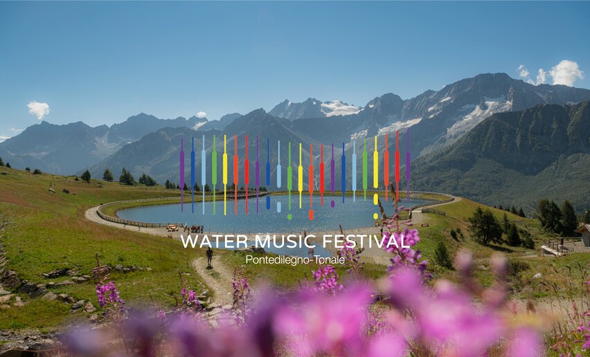 Water Music Festival Lago Valbiolo + logo | © Archivio APT Val di Sole - ph Mauro Mariotti