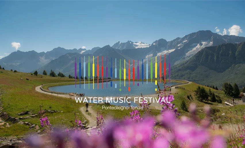 Water Music Festival Lago Valbiolo + logo | © Archivio APT Val di Sole - ph Mauro Mariotti