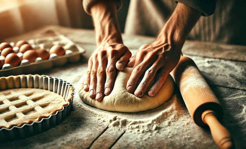 Preparazione di una crostata | © Archivio APT Val di Sole