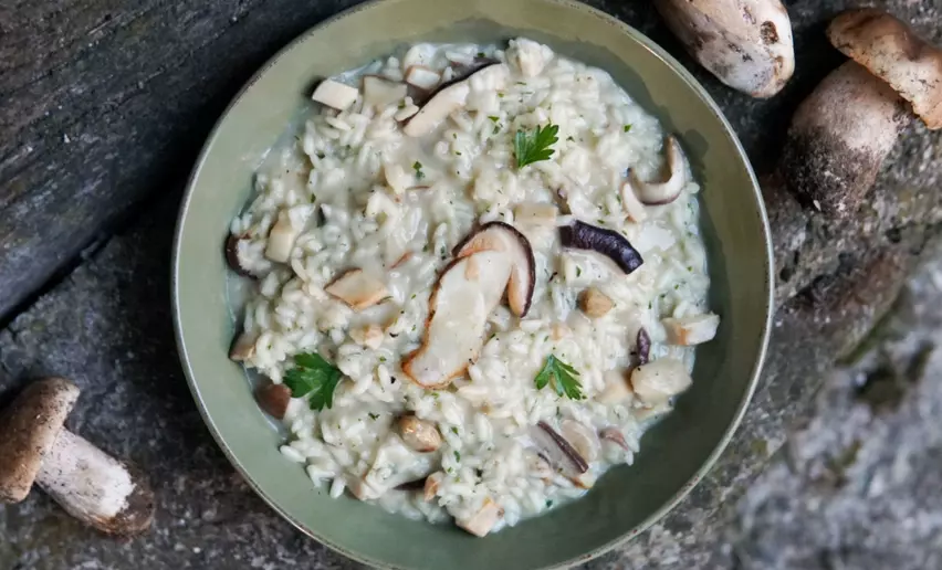 Risotto ai funghi porcini | © Archivio APT Val di Sole - Ph Davide Zambelli