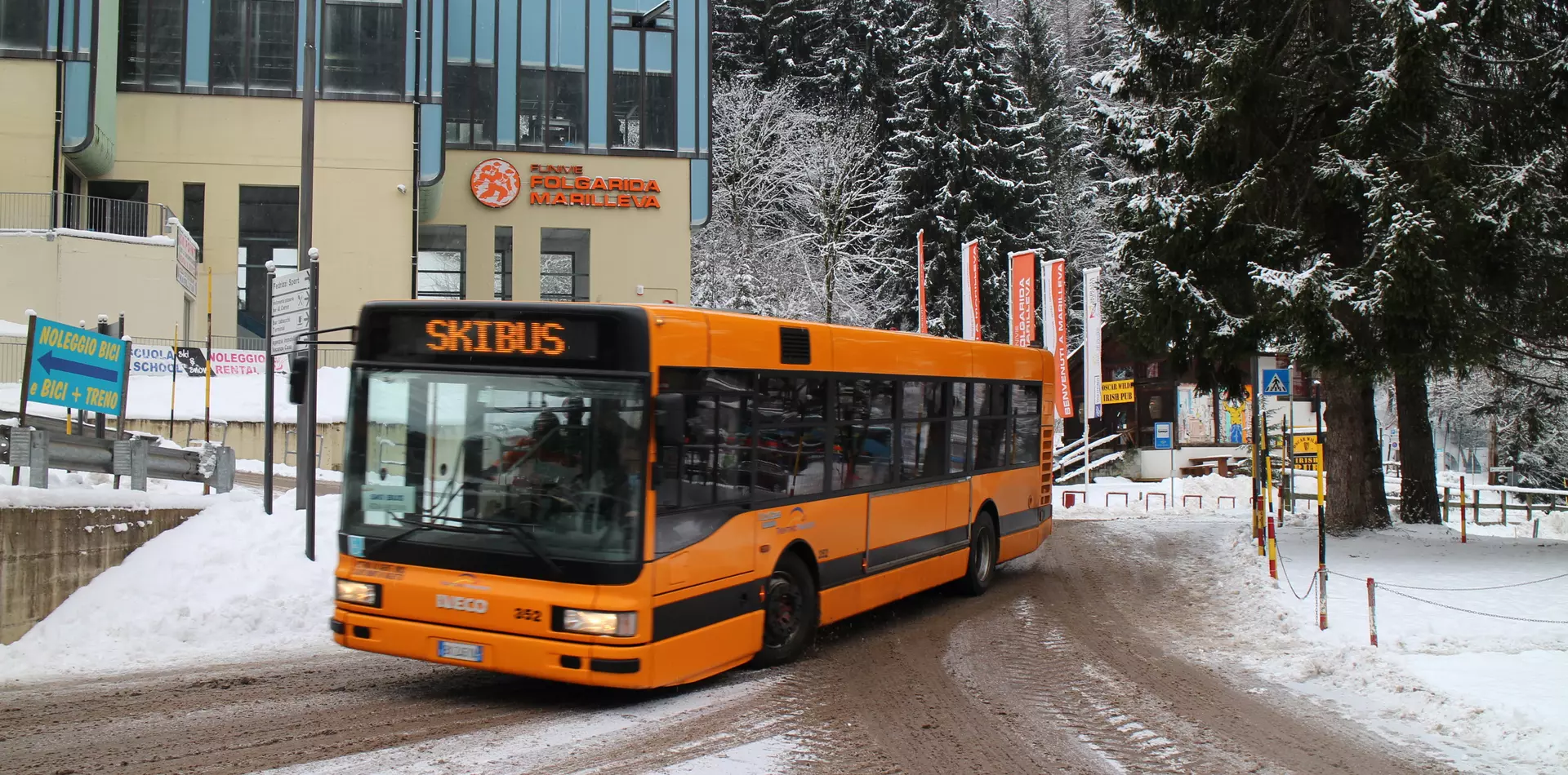 Skibus Val di Sole | © Archivio APT Val di Sole - Ph Dario Andreis