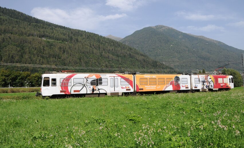 Dolomiti Express Treno+Bici | © Archivio APT Val di Sole - Ph Giuliano Bernardi