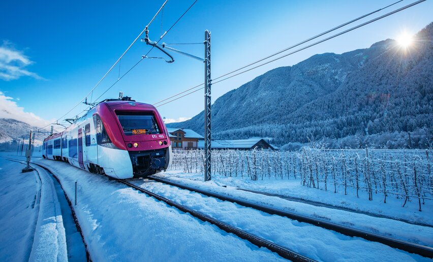 Treno Trento-Malé-Marilleva | © Archivio APT Val di Sole - Ph Tommaso Prugnola