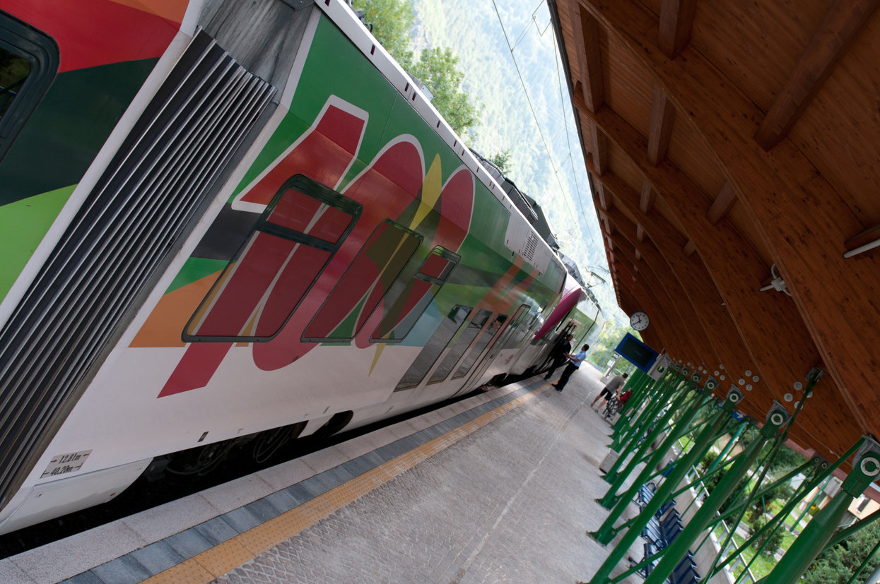 Dolomiti Express Treno+Bici | © Archivio APT Val di Sole - Ph Luca Brentari