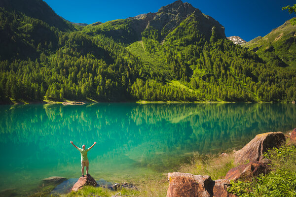 Lago di Pian Palù in Val di Peio | © Archivio APT Val di Sole - Ph Caspar Diederick 