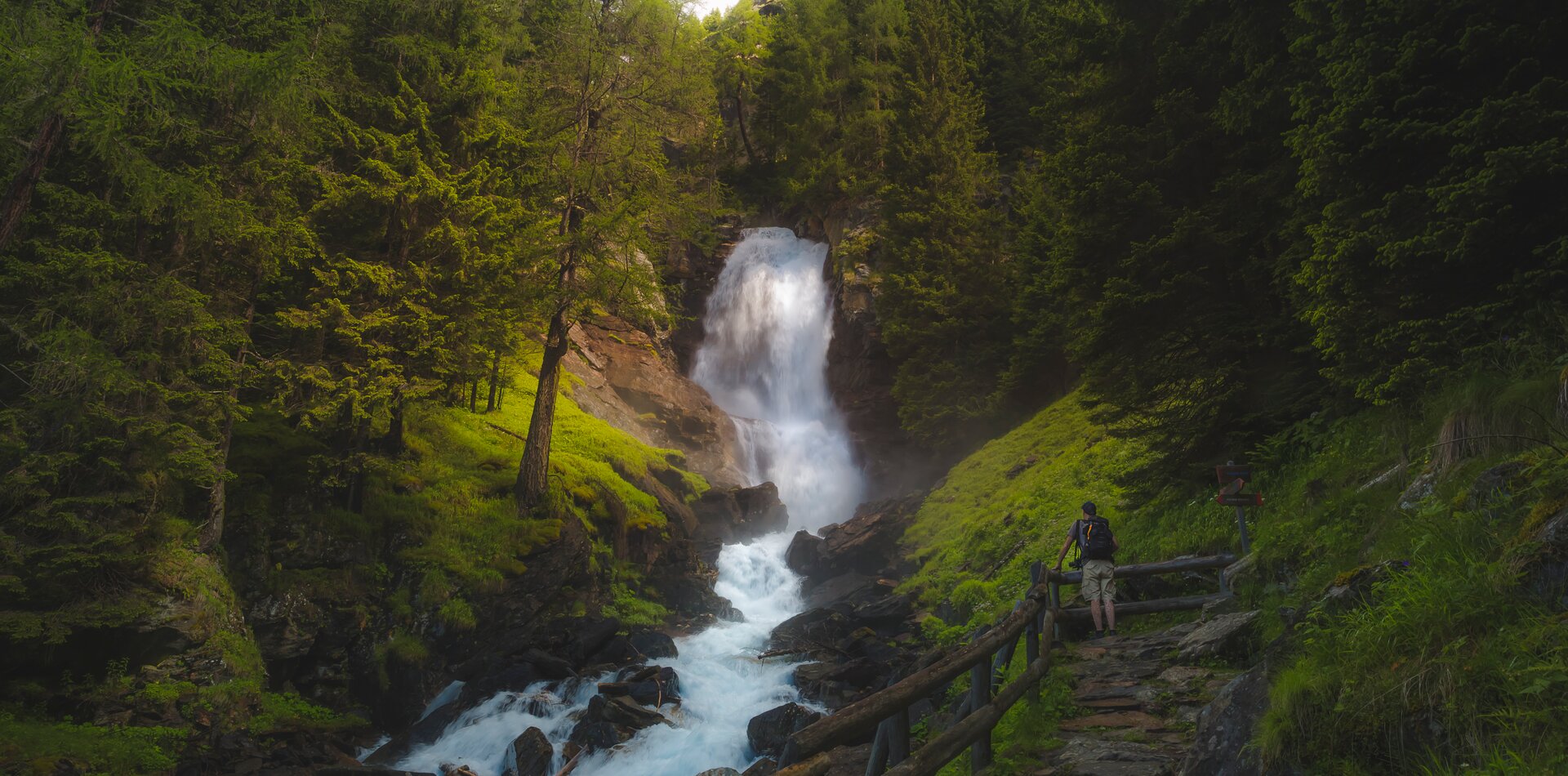 Cascate Saent in Val di Rabbi | © Archivio APT Val di Sole - Ph Visual Stories