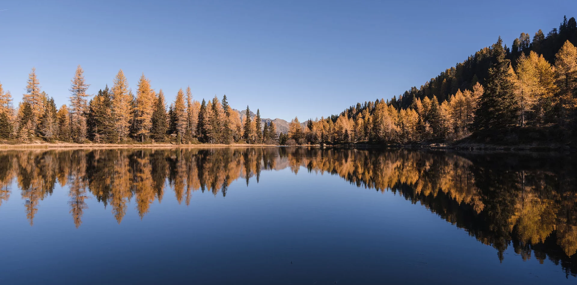 Laghetti di Mezzana in autunno | © Archivio APT Val di Sole Ph Giacomo Podetti