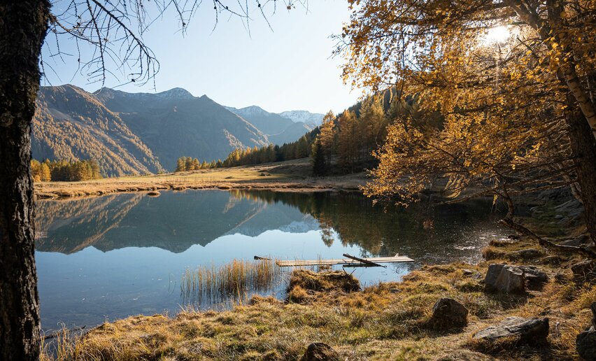 Lago di Covel in autunno | © Archivio APT Val di Sole - Ph Elisa Fedrizzi
