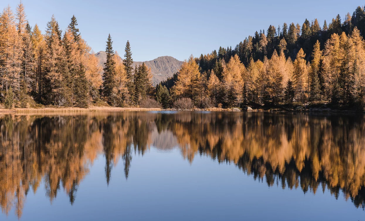 Laghetti di Mezzana in autunno | © Archivio APT Val di Sole - Ph Giacomo Podetti