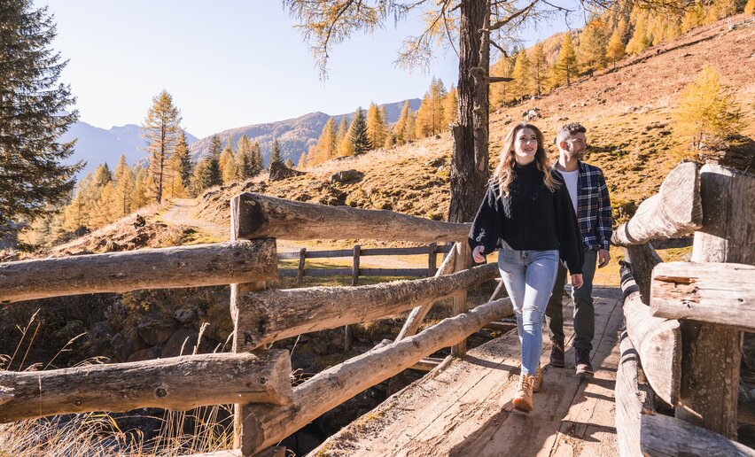 Cascate di Saènt in autunno | © Archivio APT Val di Sole - Ph Giacomo Podetti