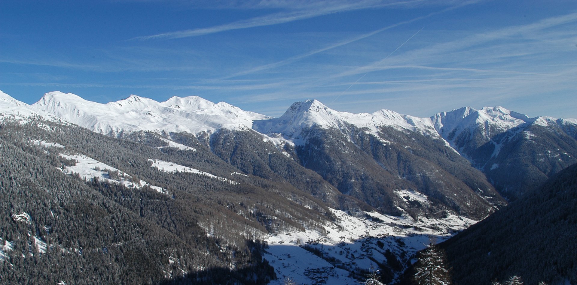 Panoramica inverno Val di Rabbi | © Archivio APT Val di Sole - Ph Tiziano Mochen