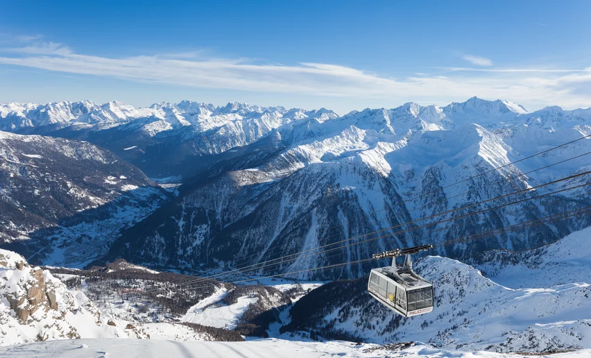 Funivia Pejo 3000 inverno | © Archivio APT Val di Sole - Ph Marco Corriero