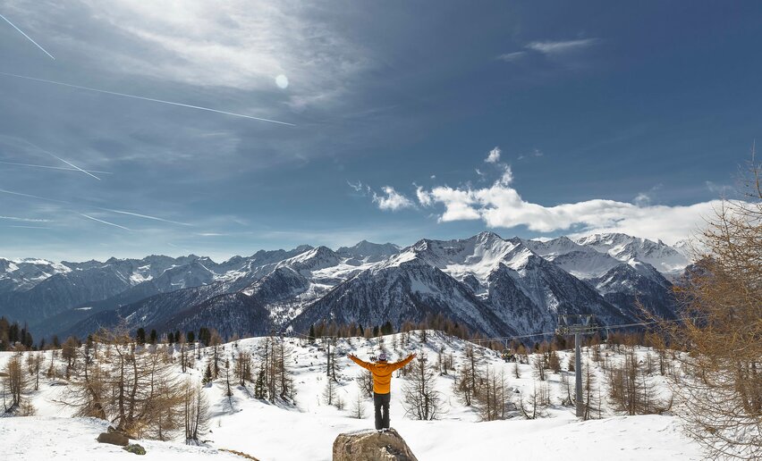 Panorami nella ski area Pejo3000 | ©  Archivio APT Val di Sole - Ph Caspar Diederik