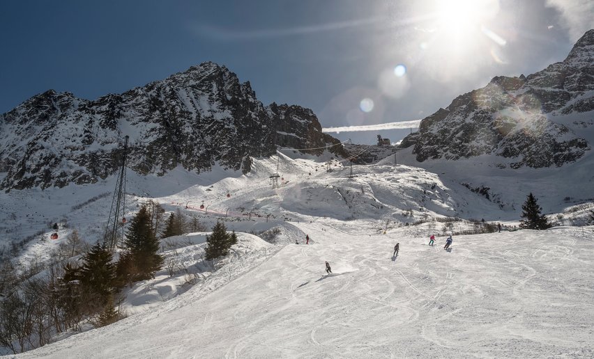 Pista Paradiso - Passo Tonale | © Archivio ApT Val di Sole - Foto Caspar Diederik