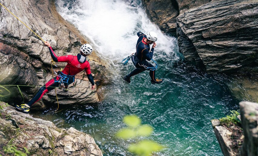 canyoning  | © Archivio APT Val di Sole - Ph Alice Russolo