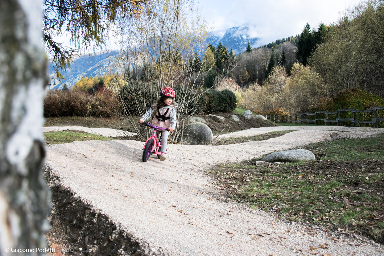 Pump Track Commezzadura | © Archivio ApT Val di Sole - Ph. Giacomo Podetti