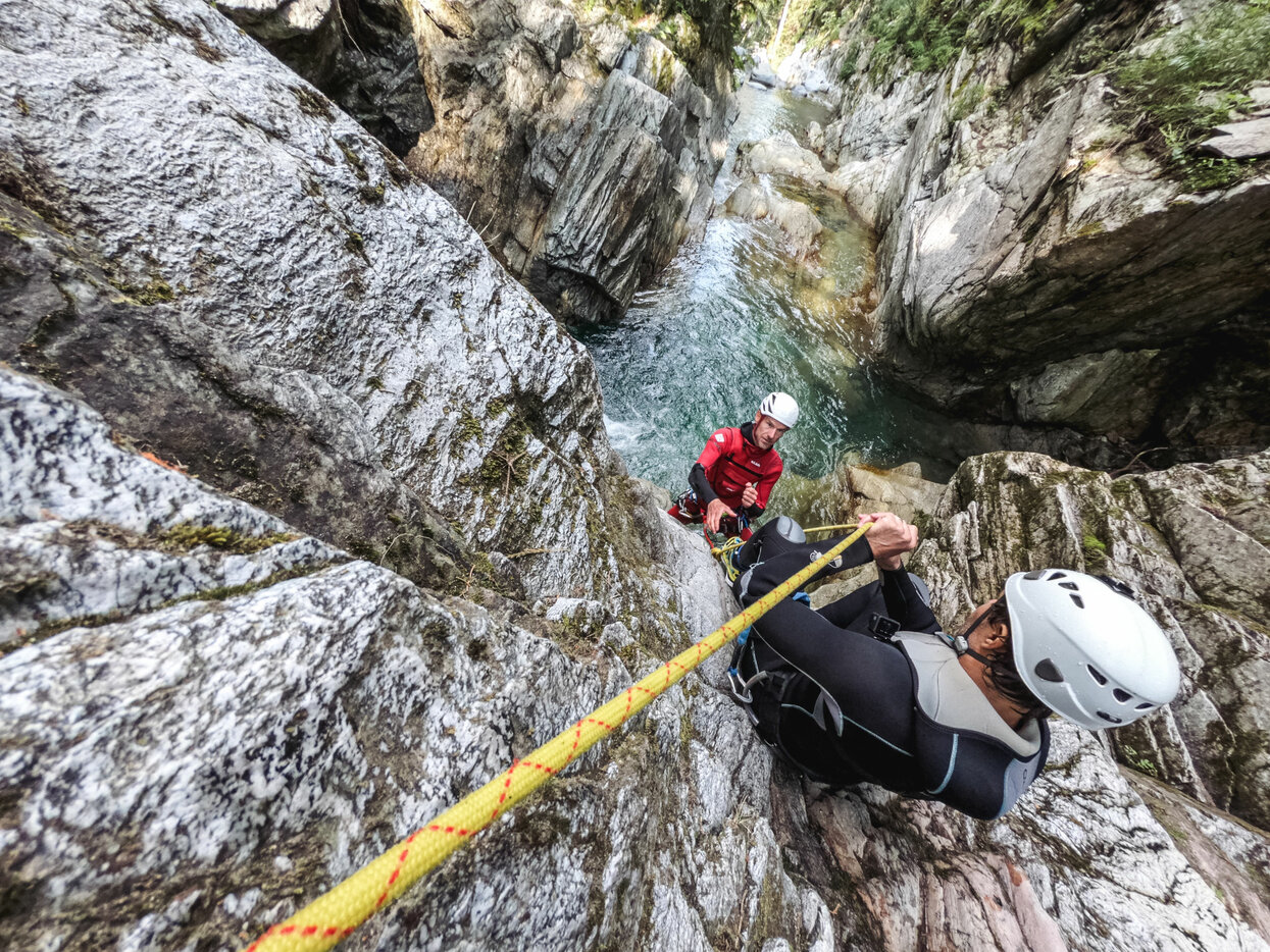 Canyoning in Val di Sole | © Archivio APT Val di Sole - Ph Alice Russolo