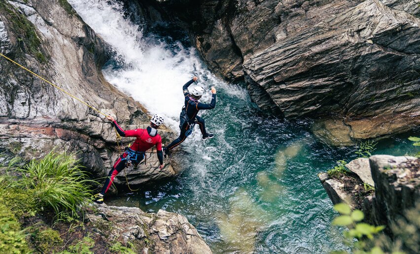 Canyoning  | © Archivio APT Val di Sole - Ph Alice Russolo