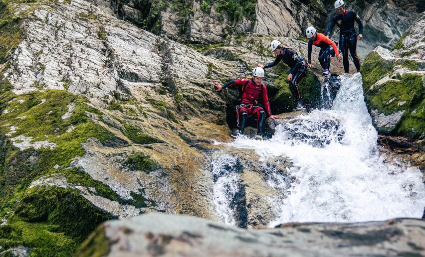 Canyoning  | © Archivio APT Val di Sole - Ph Alice Russolo